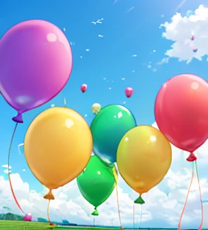 (((super masterpiece, Highest quality, 16K, Very delicate and beautiful)))), Pure white background, many (over 100) A small balloon is flying, red, green, light green, yellow, green, (Balloons of different colors, colorful, Mr.々Size, Balloons filling the screen), {{{(((unmanned, unmanned, unmanned)))}}}, ((Background only), From afar, many colorful balloons fly across the screenreen), unmanned, ((Background only), Vision, Many colorful balloons flying filling the screen