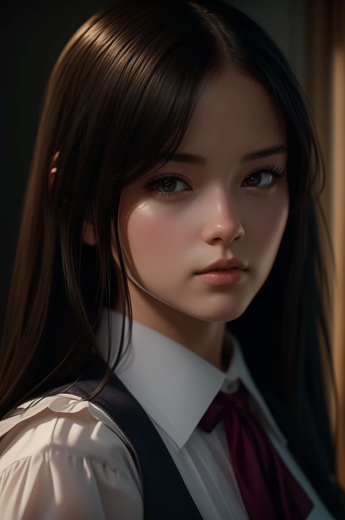 Pretty English private school girl. Official Art – An Award-Winning Digital Masterpiece In 4K Ultra HD, Extreme Detail And Intricate Realism. This Concept Art Brought To Life By The Hands Of Artists Like Wlop & Artgerm In A Stunning 2D Vector Illustration.