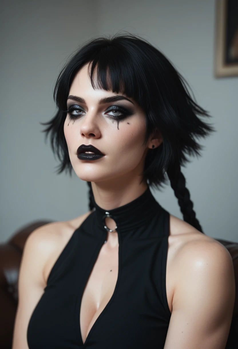 Sexy girl gothic makeup