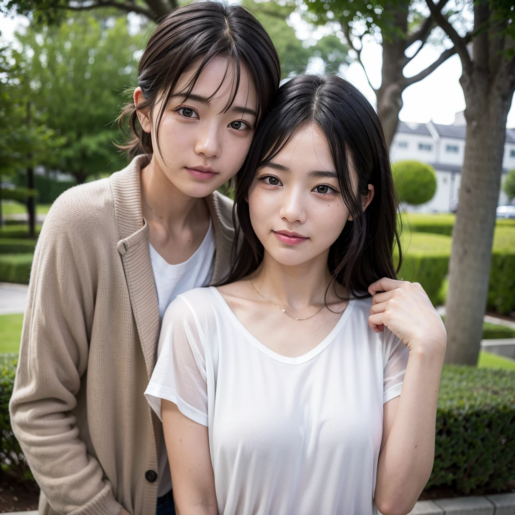 8k、particle、Ultra-high resolution、Realistic、beautiful、 (freckles:0.2)、皮膚のDirt、Acne、皮膚のDirt、Dirt、Fluff、Acne、Bloodstain、impurities、 Anatomically correct、close、What would happen if a 16-year-old girl met her own clone???Story: クローンとStoryす、自分自身との類似点や相違点についてStoryし合うことで、.、.、.、.、.、.、、It's an opportunity to gain a deeper understanding of yourself........。The clones love each other、I try to treat you as a friend.: Accepting a clone as a friend、We have common hobbies and interests、I enjoy building new relationships。 Thinking about life choices: After the encounter with the clones、You may be reconsidering your own life direction and goals..。The clone may suggest possibilities and options for you..。 Conduct research and studies: The existence of clones、To gain a deeper understanding of its ethical and biological characteristics。。.。.。future, May be actively involved in the development of cloning technology and ethical issues.。 Cloning Support: Pure、Pure、Pure、Pure、Also、Also、It could potentially provide clones with the support and guidance they need to live their own lives.。.。.。.。.。..。.。どうやって一緒に暮らすかをStoryし合う、It's important to pursue each other's happiness、The important thing is、How can I use this encounter to grow and deepen my life??????..。