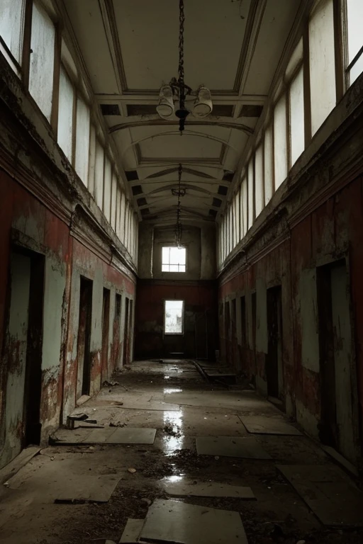 Late 18 century mental asylum, scary, dirty