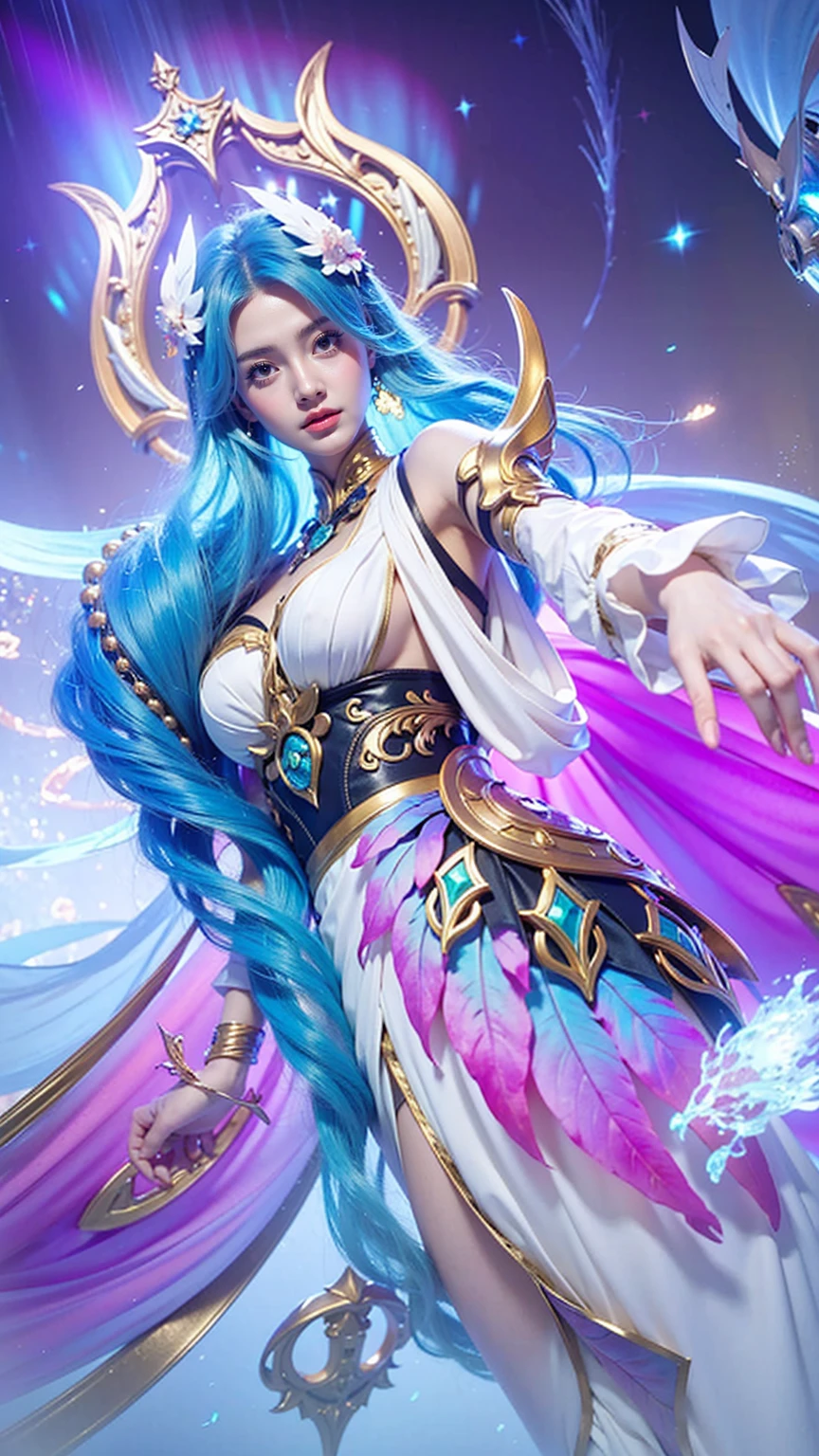 a close up of a girl , detailed hair , big booobs ,  shadowbringers cinematic, 4 k detail fantasy, a beautiful fantasy empress, game cg, xianxia fantasy, xianxia hero, 2. 5 d cgi anime fantasy artwork, cinematic goddess close shot, ruan jia and artgerm, wow 4 k detail fantasy, hyper-detailed fantasy character, high definition, hyper- detailed,perfect, fantastic, detailed facial and body skin texture, detailed vagina (pussy), detailed eyes . ultra realistic, ultra detailed 
