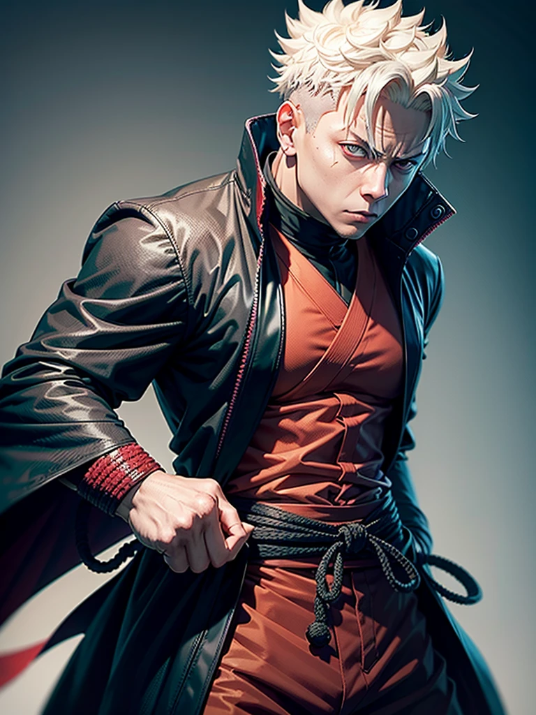 Create the look of the mahoraga (Jujutsu Kaisen)if it were with human