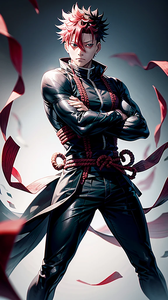 Create the look of the mahoraga (Jujutsu Kaisen)if it were with human