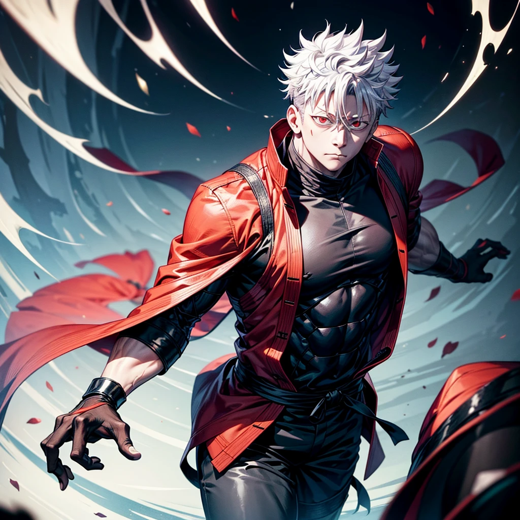 Create the look of the mahoraga (Jujutsu Kaisen)if it were with human