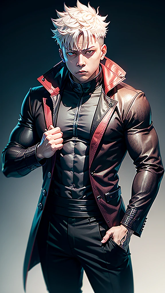Create the look of the mahoraga (Jujutsu Kaisen)if it were with human