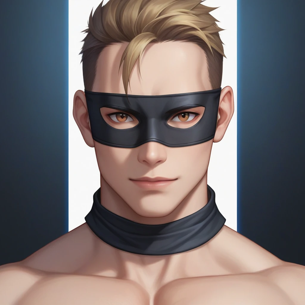 score_9, score_8_up, score_7_up, source_anime, a ninja character face, wearing a mask, front view, quality style art, eyes are Sharp, a strong ninja, boy ninja character, funny look, Cute ninja, better style art, detailed art, he is posing a selfi, wearing mask in his face, illustration, logo design, 10 year old boy, strong look