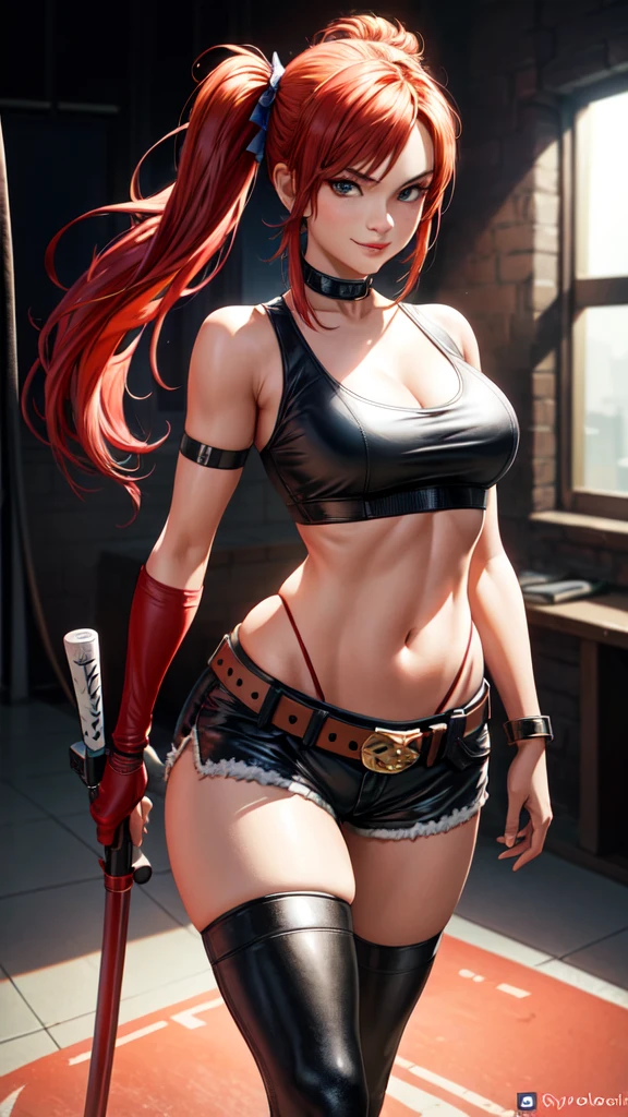 (Lara Croft is a tall red-haired woman of 22 years old......, red hair , thick-thighs , sexy arab ninja outfit , light pink clothes , moist lips , Sateen на улицах . cyborg arab ninja  , Sateen, ((camel toe)), (Huge-breasts), (sexy clothes), ((sexypose, sexually dressed)), 8K, (skin texture:1.1), (Sweaty Body 1.1), (Skin Shine 1.1), (highly detail face:1.1), High detail of the body, very detailed clothes), (Realistic Ultra High Definition, 8K, extra high resolution, Film grain, Cinematic lighting, rim lighting, photo by Arnie Freytag