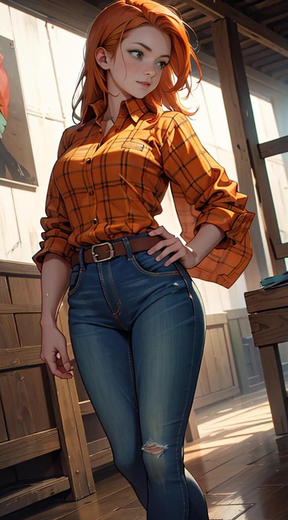 beautiful (EvelynNobodySD15) western RPG character brunette hair upsweep updo button shirt at a cantina sitting bar tequila liquor bottles, Lighting-Gold (dark moody ambience:1.2) (masterpiece:1.2) (photorealistic:1.2) (bokeh) (best quality) (detailed skin:1.2) (intricate details) (Clutter-Home) (8k) (HDR) (cinematic lighting) (sharp focus)