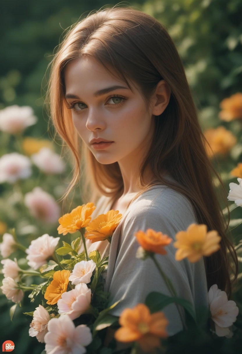 Flowers logo beautiful