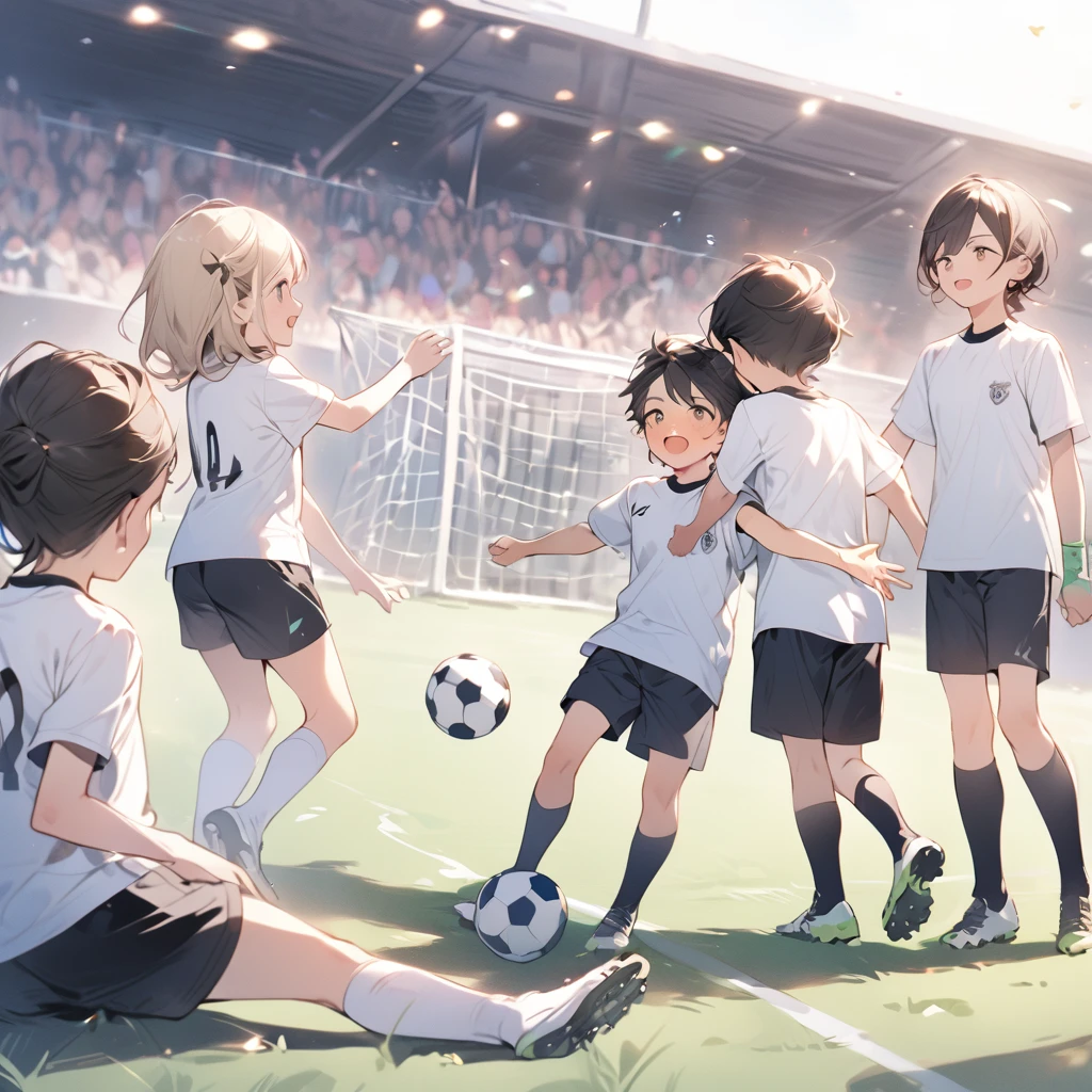 Kids Teaching Feeling, Best Quality, playing soccer as a goalkeeper