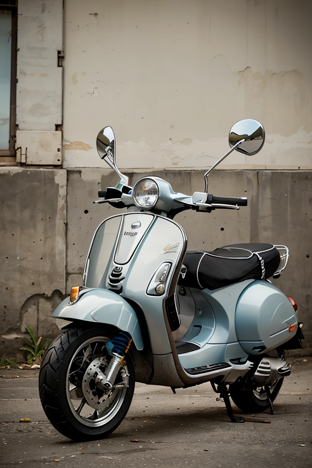 Vespa motorbike kids logo