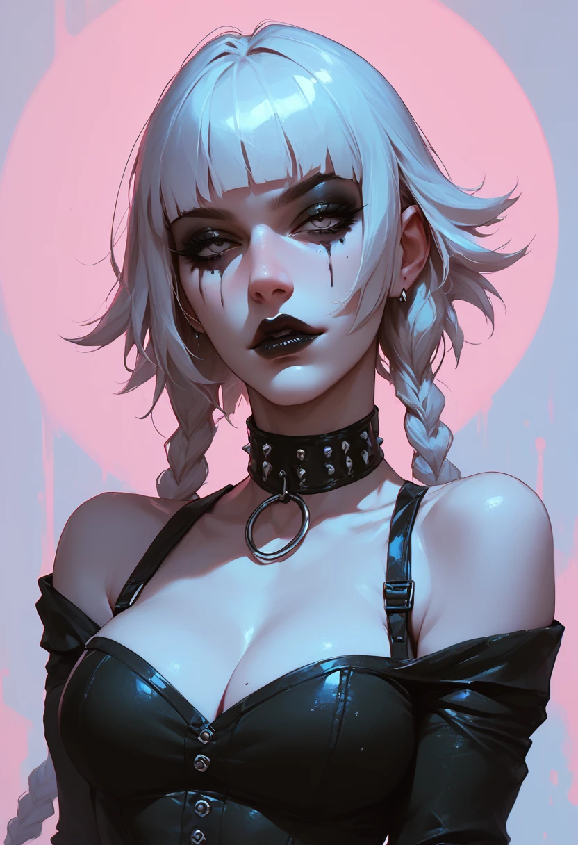 Sexy girl gothic makeup