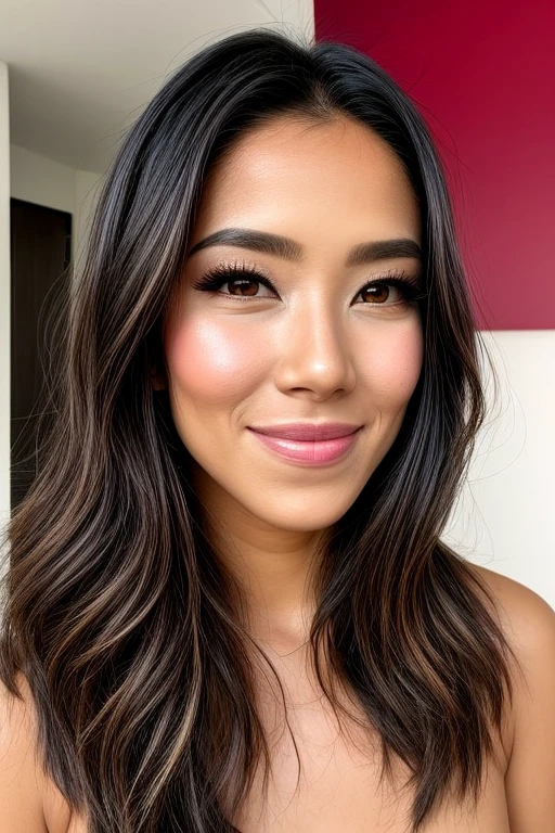Julie with cum on her face