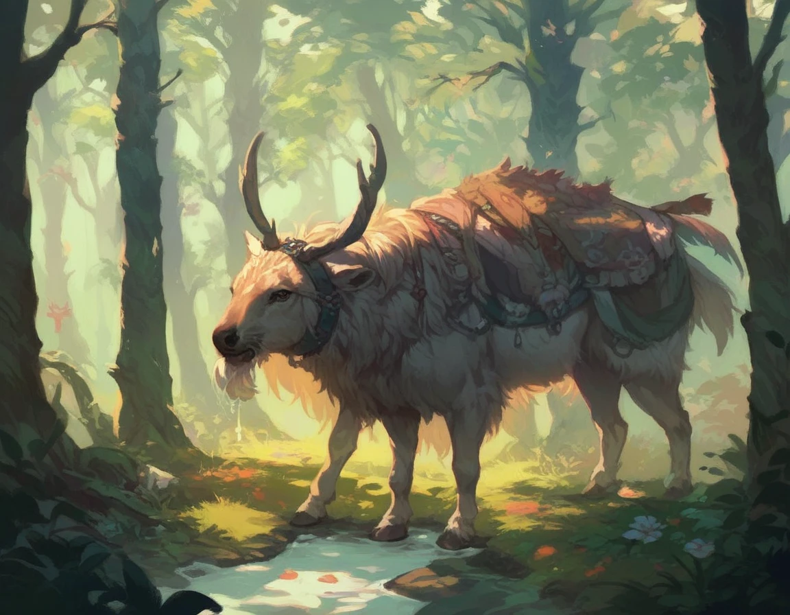 score_9, score_8_up, score_8, source_anime, semi_realistic, a picture of a forest