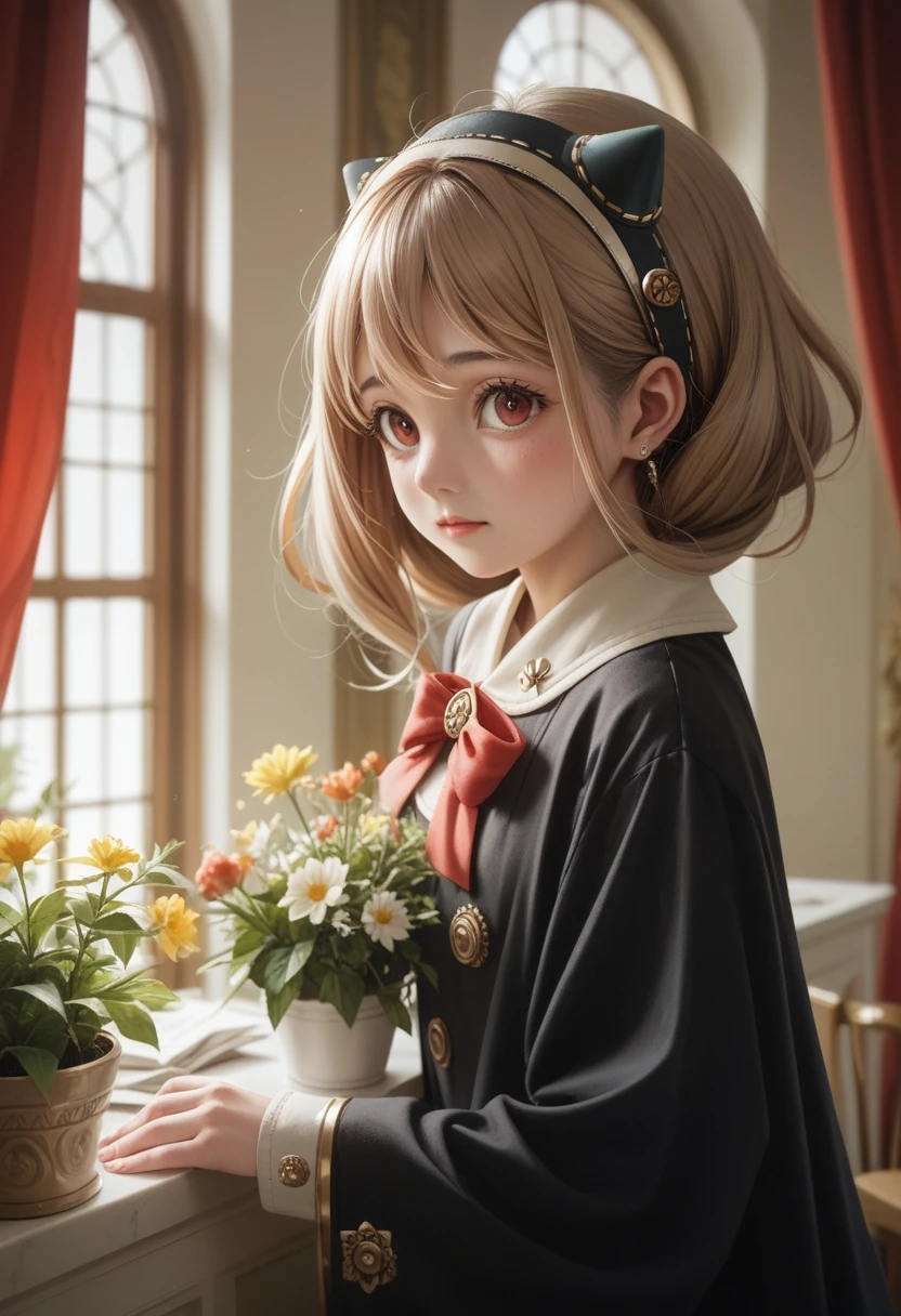 (best quality), [masterpiece], ((beautiful:0.75) cute girl:0.75), [clear and clean] pixiv (illustration), ((Anya\(SPY X Family\))), 