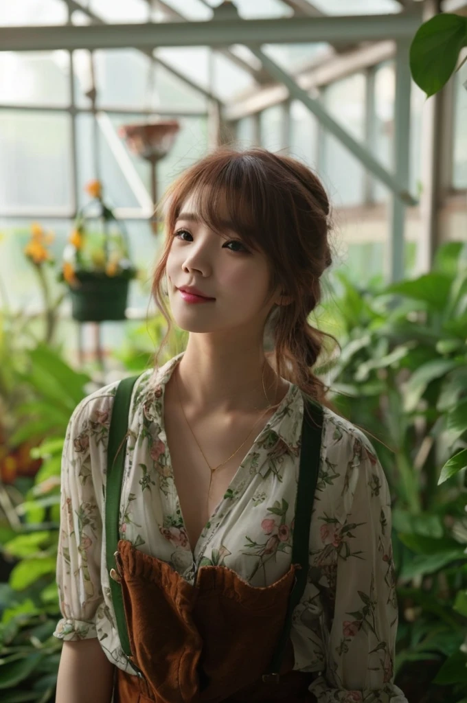 Botanical girl, smile, korean girl, IU, singer, IU kpop