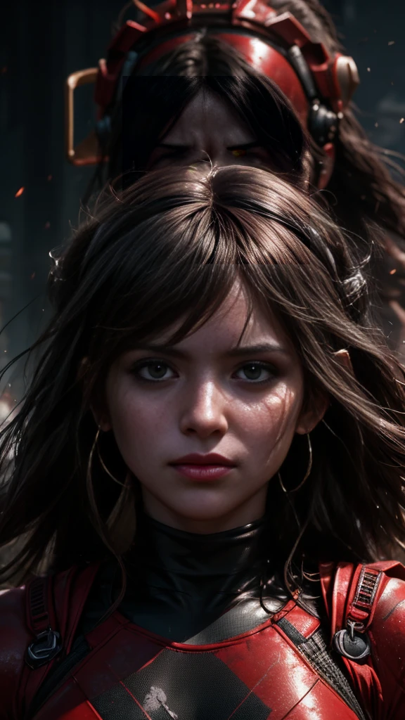Realistic, personality: [Depict a close-up of the character's face filled with determination, sweat glistening on their forehead. Capture the intensity in their eyes as they prepare for a challenge, representing the mental strength of Aries. The surrounding atmosphere should be charged with anticipation, illustrating an upcoming conflict or struggle] unreal engine, hyper real