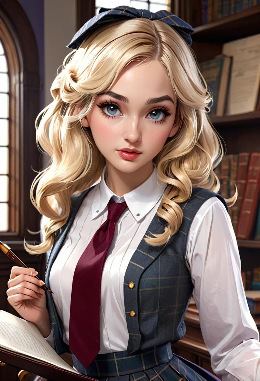 Pretty English 1910s private school girl. Official Art – An Award-Winning Digital Masterpiece In 4K Ultra HD, Extreme Detail And Intricate Realism. This Concept Art Brought To Life By The Hands Of Artists Like Wlop & Artgerm In A Stunning 2D Vector Illustration. Paige Renee Spiranac
