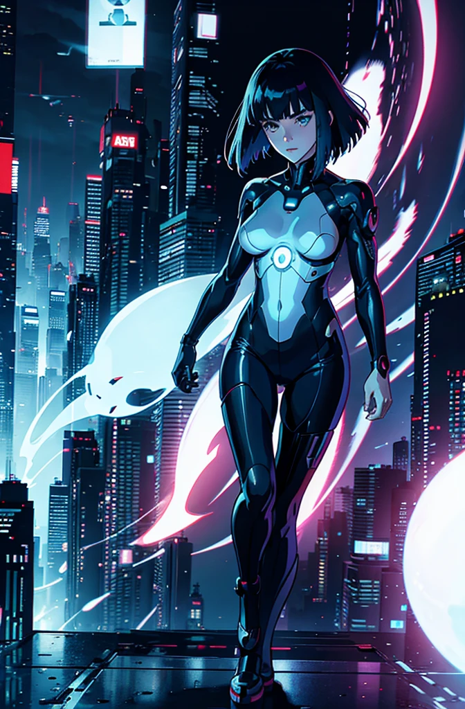 uma pintura digital da spider gwen utilizando touca e mascara, References to classic comic book malvel, spider verse, outfit Long Hair, arte cyberpunk de Josan Gonzalez, vencedora do concurso behance, afrofuturismo, synthwave, neon, neon brilhante,coxas grossas, cintura fina, sensual, nsfw, pouca roupa, arte erotica, anime, roupas rasgada de batalha, extremamente sexualizada, corpo suado, NSFW, seios grandes, bunda grande, HD, 8k, Alta qualidade, detalhes, corpo perfeito, destaque o corpo, detalhe no rosto perfeito, Detail in the background