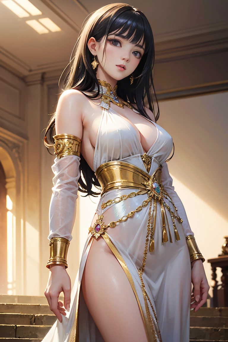 ((8k)),((Ultra Realistic))((Photo Realistic)),((HDR)),((Intricately Detailed Portrait)),((Detailed Fingers)) ((Solo Pic))((High Quality)).((Fine Quality)) 

(( INDIAN WOMAN)). Perfect Skin. Slender hourglass Body. Round . Deep cleavage. Diamond Face. Sharp Jawline. Almond Eyes. Supple Lips . Peachy Butt. Perfectly Toned Body, Brunette , Random Messy Hairstyles. Wet Body. Gracious Looks . Enticing Smile. 

Decorated Silk Slit Ao Dai. . Oversized Cardigan. Viewed from low angle Viewpoint. Regal Persian Background. Embedded Diamonds. 

Nonchalantly Posing. Dynamic Views. Dynamic Angles. Dynamic poses. Glaring at Camera. Accentuated Curves. Arched Pose. Classic Hairstyles. Bokeh. Focus. Nonchalantly Posing. Sexual. Sexy. Hot. Enticing. Glamorous. Bokeh. Overexposed lighting. 
Octane Render