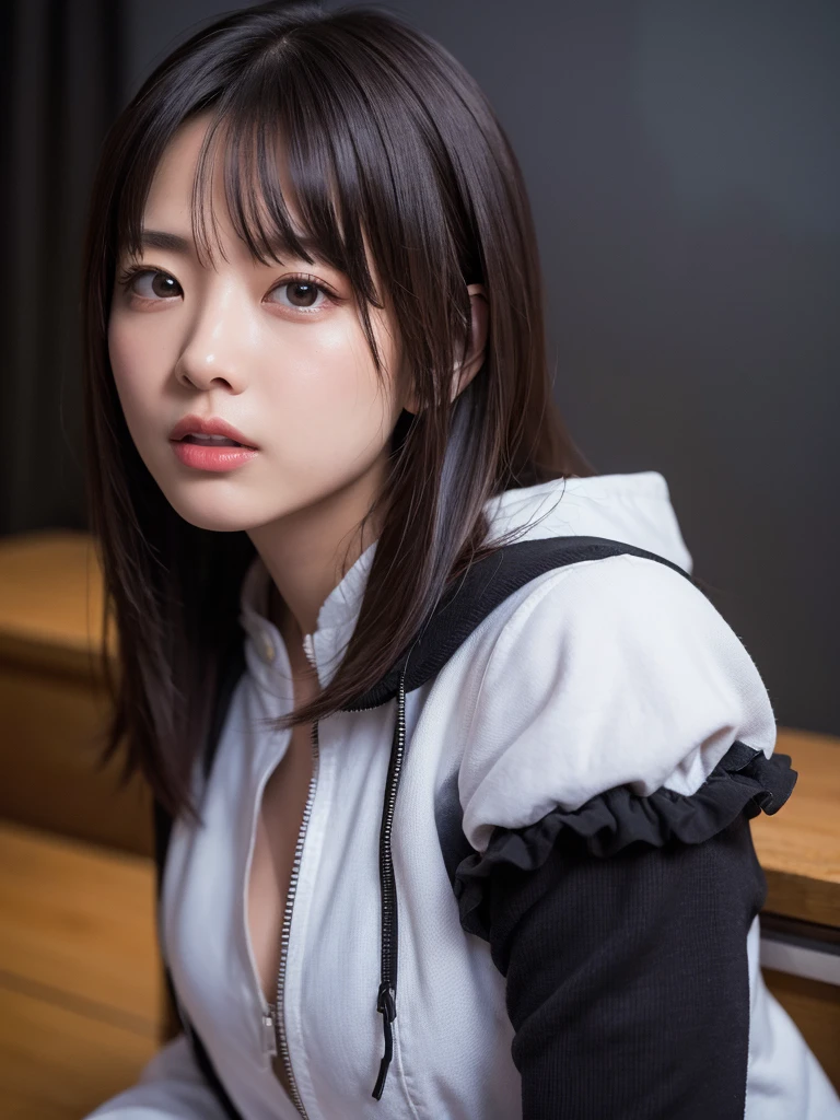 Super fine、masterpiece、Highest quality、超AHigh resolution、High-quality image、Ultra-precise expression、masterpiece、High resolution、don't call、One woman、solo、Japanese、Micro Bikini、(Chubby:1.2)、Big Breasts、Cute Gal、Shortcuts、Leg spread、Leg spread、White background、Simple Background、