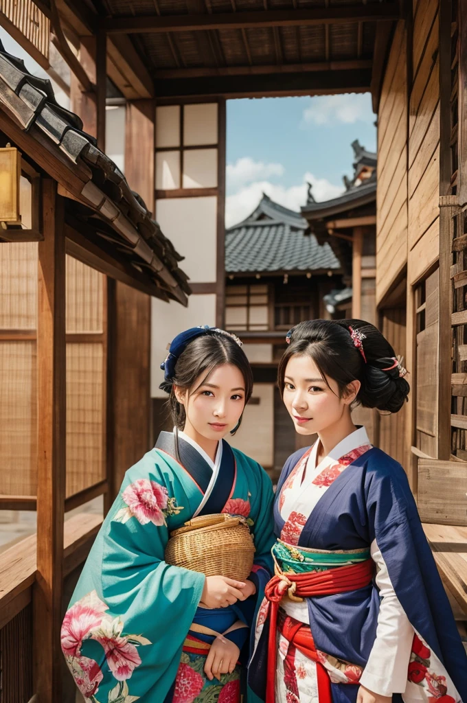 Beautiful women of the Edo period