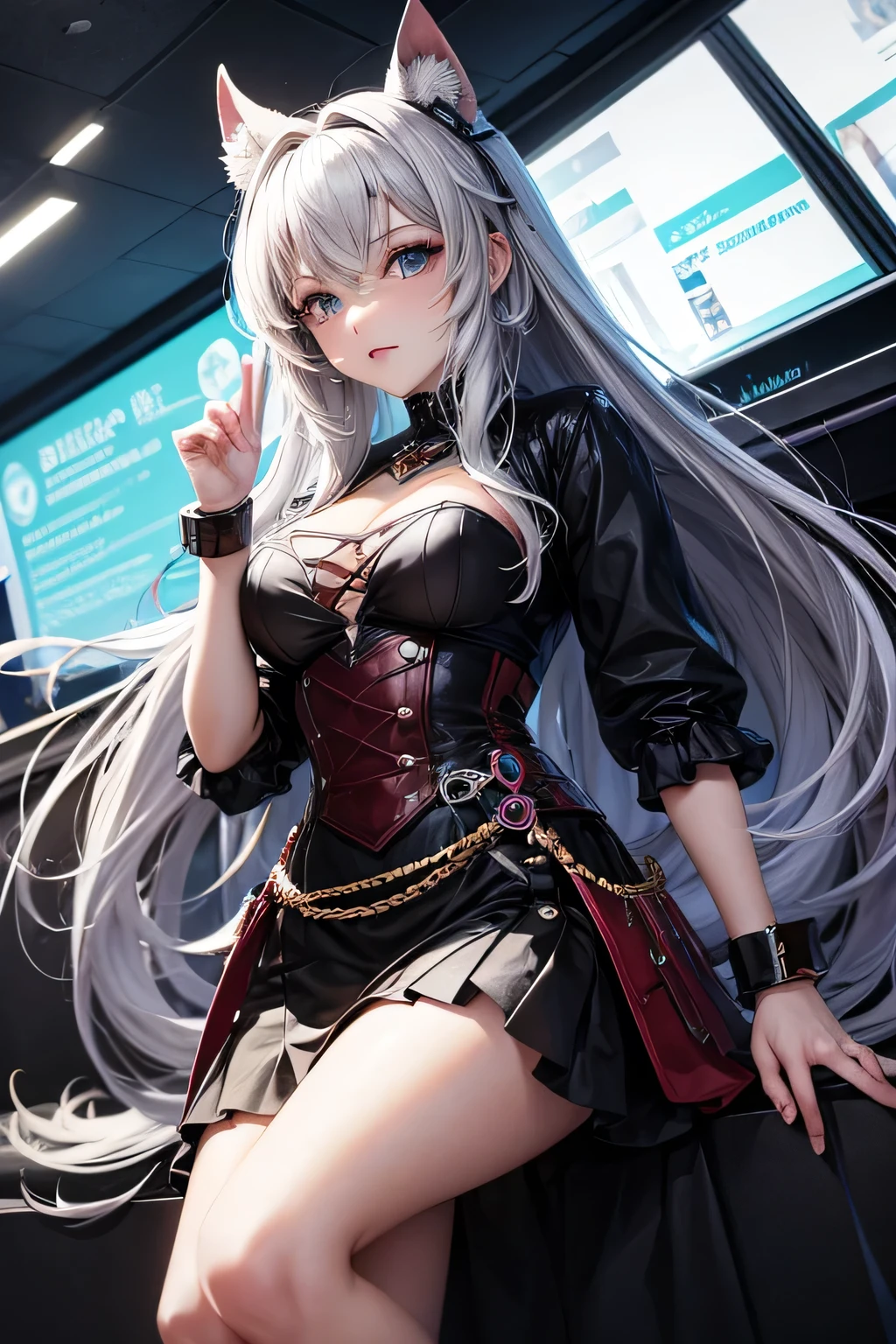 Create a BR anime character that is very beautiful and wears a