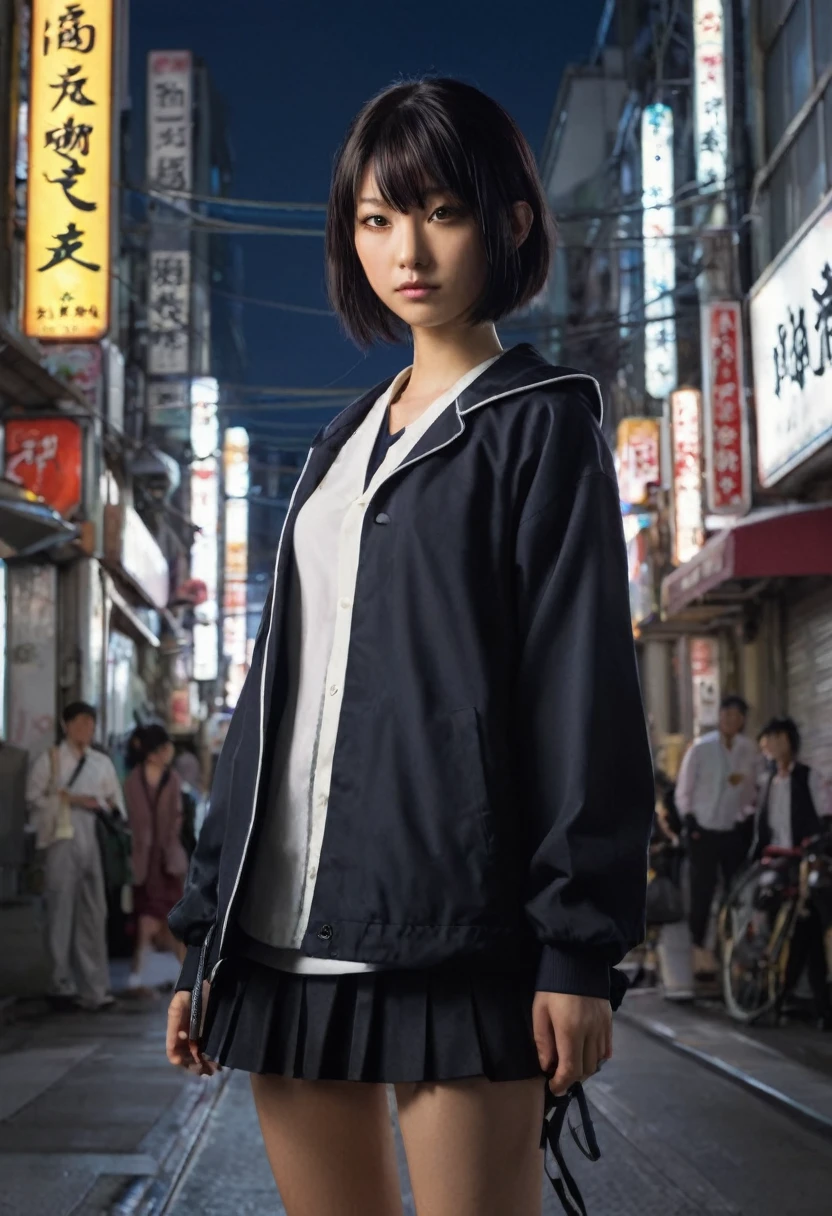 In the bustling heart of Tokyo, a seemingly ordinary high school girl named Yumi is the secret lord of a powerful underworld syndicate. By day, she navigates the challenges of teenage life, but by night, she orchestrates a complex web of criminal activities with an iron fist. Balancing her dual identities is no easy feat, and Yumi must navigate the dangerous world of crime while keeping her true self hidden from her unsuspecting friends and family. As rival factions threaten her empire and a relentless detective closes in, Yumi faces the ultimate test of loyalty, power, and survival in the shadows of her seemingly normal life.