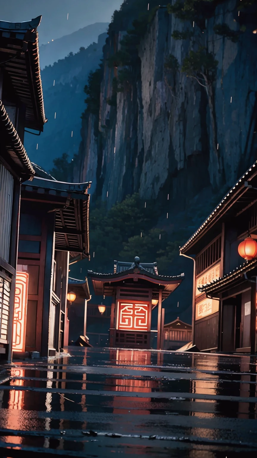 In the county school, thunder suddenly strikes the grid, circles the Confucian temple, and the electric light is lasing, like a red exercise, and it is more than ten degrees after entering the gate of the temple. Discipline Wang wrote: &quot;It is bound to be different.&quot; Looking into the rain in the rain, I saw the big centipede on the god&#39;s seat of Fu Xianshi. Clamp out before throwing the steps. With a sound of thunderbolt, the centipede died. On its back, there is the word &quot;Wei Zhongxian&quot; in Zhu Shu. traditional Chinese painting