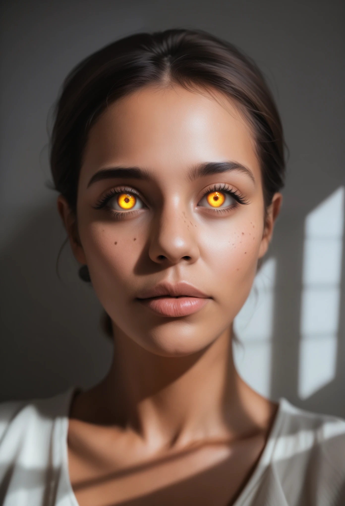 (beautiful detailed eyes, beautiful detailed lips, extremely detailed eyes and face, long eyelashes), beautiful young blond woman, 23 years old, short blond hair, freckles, tanned complexion, 8 months pregnant, call center worker, (sexy, cute, alluring:1.2), (best quality, 4k, 8k, highres, masterpiece:1.2), ultra-detailed, (realistic, photorealistic, photo-realistic:1.37), portrait, hyperrealistic, dramatic lighting, dramatic shadows, glowing skin, volumetric lighting, warm color tones