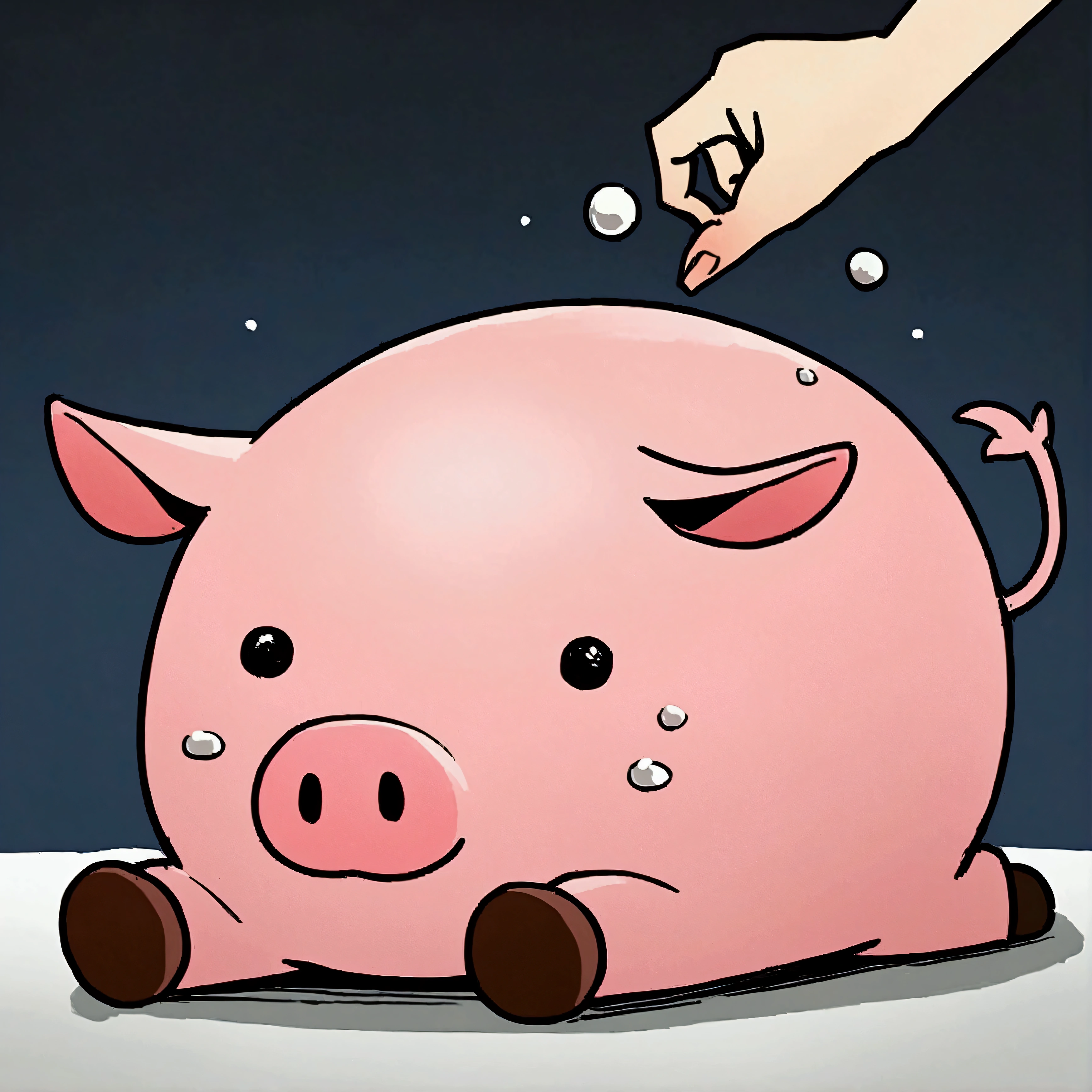 Ranch、Pink Pig、Pearls on pigs、Pearls on pigsを与えても意味がない。A metaphor for the fact that giving something valuable to someone who does not understand its value is of no use。Don't cast your pearls before swine。Probably trampled by foot、I will turn and bite you.」There is。this