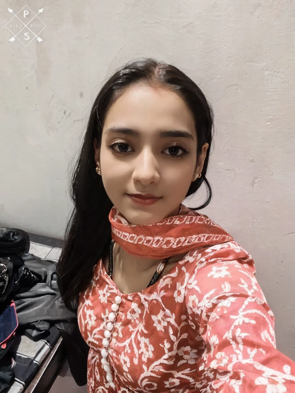 8k,Highest quality, masterpiece, Ultra-high resolution, (Realistic:1.4), RAW Photos, (Real skin texture:1.3), (Film Grain:1.3), (Selfie angle),One girl,Beautiful and detailed eyes and face,masterpiece, Highest quality,Black Hair,Black Bondage,slender,Red High Heels,Big eyes,Sexual, whole body,Japanese,Big Breasts