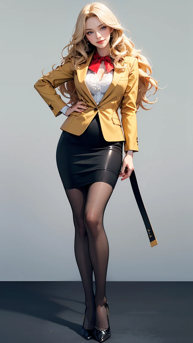 "(ultra detailed, Photorealistic, Best quality, 4K, 8 k, A high resolution, masterpiece:1.3), two stunning flight attendants standing next to each other, exuding elegance and charm, Anya Ivanova, tall and slender, long straight platinum blonde hair, smooth tail, striking blue eyes, warmth and confidence, provocative red velvet uniform, matching blazer jacket, Short pencil skirt, Black Stockings, black high heels, silk scarf, side cover, poised and professional, a hint of a friendly smile, Elin Andersson, Slender and tall, Long wavy golden blonde hair, loose curls, bright green eyes, exciting and friendly, provocative red velvet uniform, matching blazer jacket, Short pencil skirt, Black Stockings, black high heels, silk scarf, side cover, friendly and approachable behavior, radiant smile, elegant modern private jet, asphalt background, elite flight attendants, sophisticated and professional appearance, elegance, luxurious furnishings, (complex part:1.3), ((super detailed hands, ultra-finely detailed fingers, full body showcase, show your whole body))."