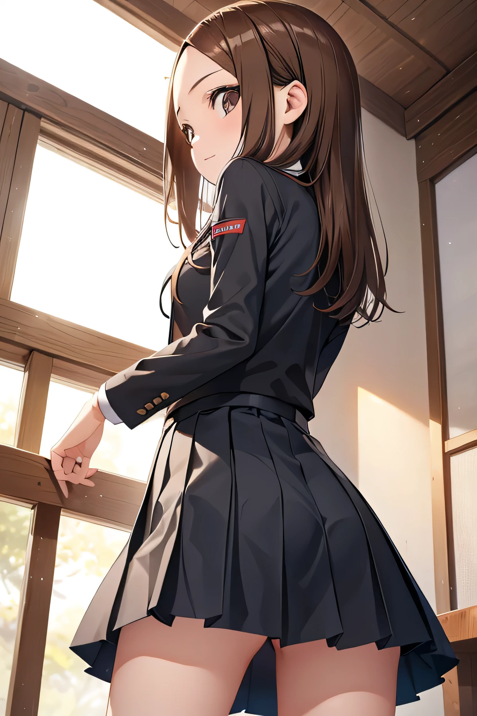 (One girl)(Master Detail Anime)(Master quality)(RAW Photos))(8k)(Realistic, photo Realistic:1.2), ((Highest quality))(naked)(karakaijouzunotakagi-san)(Uniform Pleated Skirt)(Panty shot)(A captivating beauty with a real human body,Perfect Anatomy(Takagi-san)(Brown Hair)(Make your eyes sparkle)(Detailed eyes)(Detailed eyes)(smile)(Perfect body line)(city)(Browsing Caution)(From below1st.3),From below