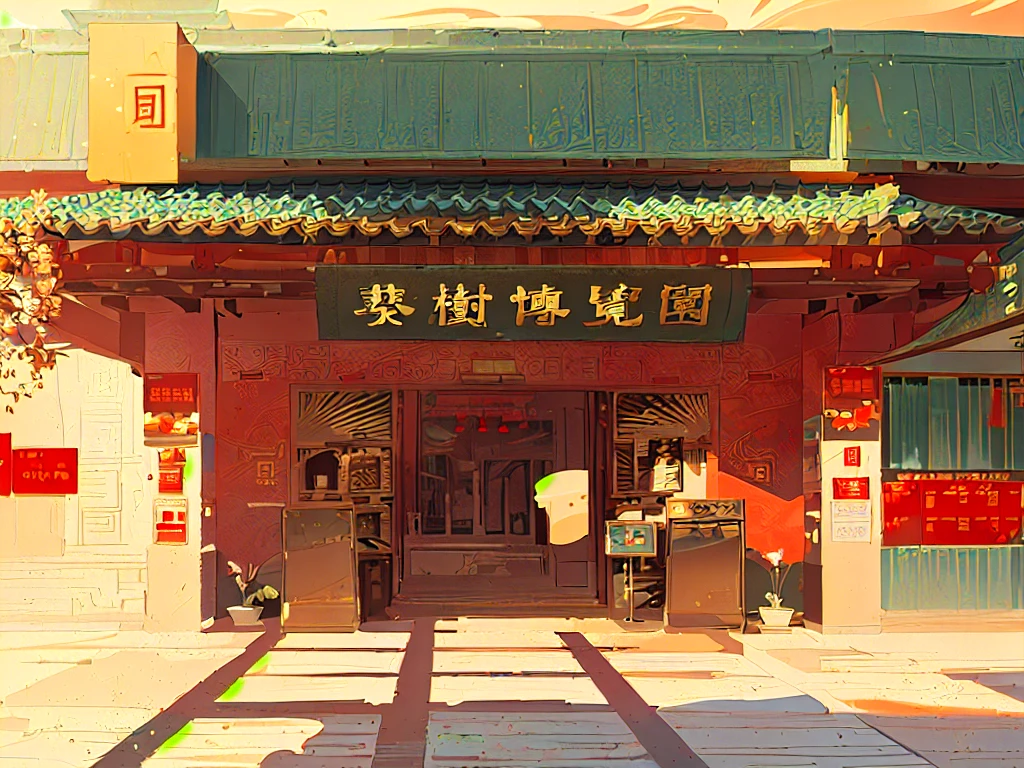 masterpiece, best quality, (Extremely detailed Chinese architectural wallpaper), (best quality), (Best Illustration), (Best shadow), Chinese trend illustration, Extreme details, High Definition。8k