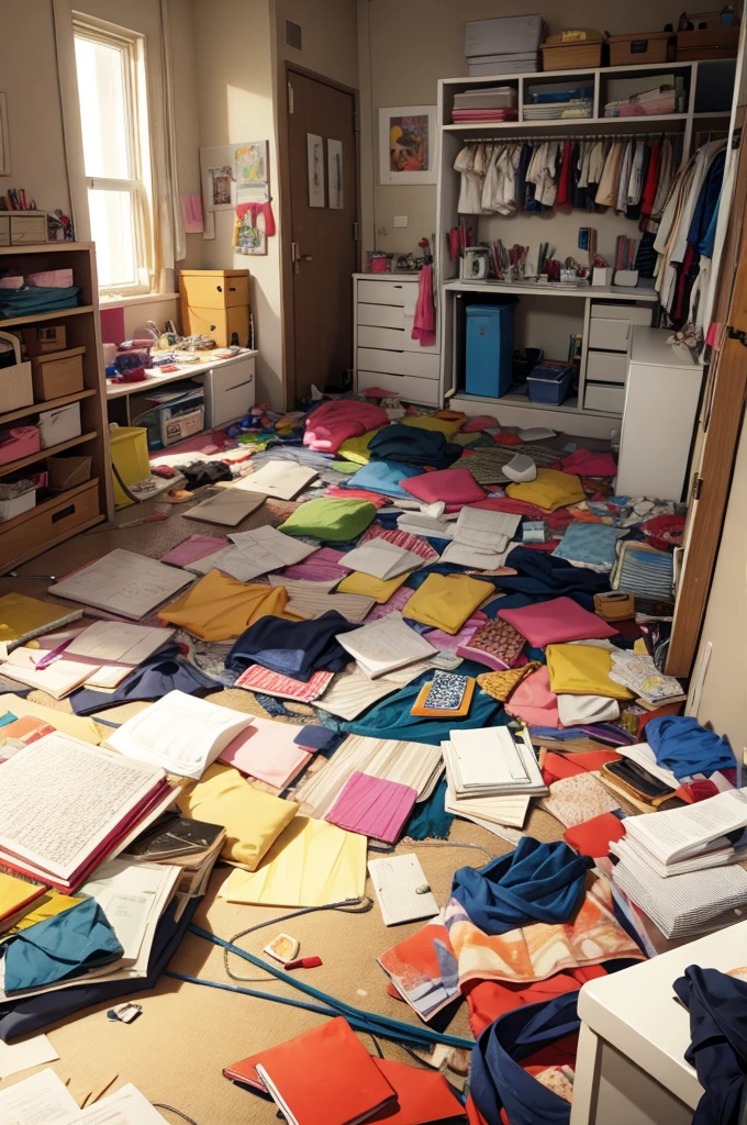 messy room