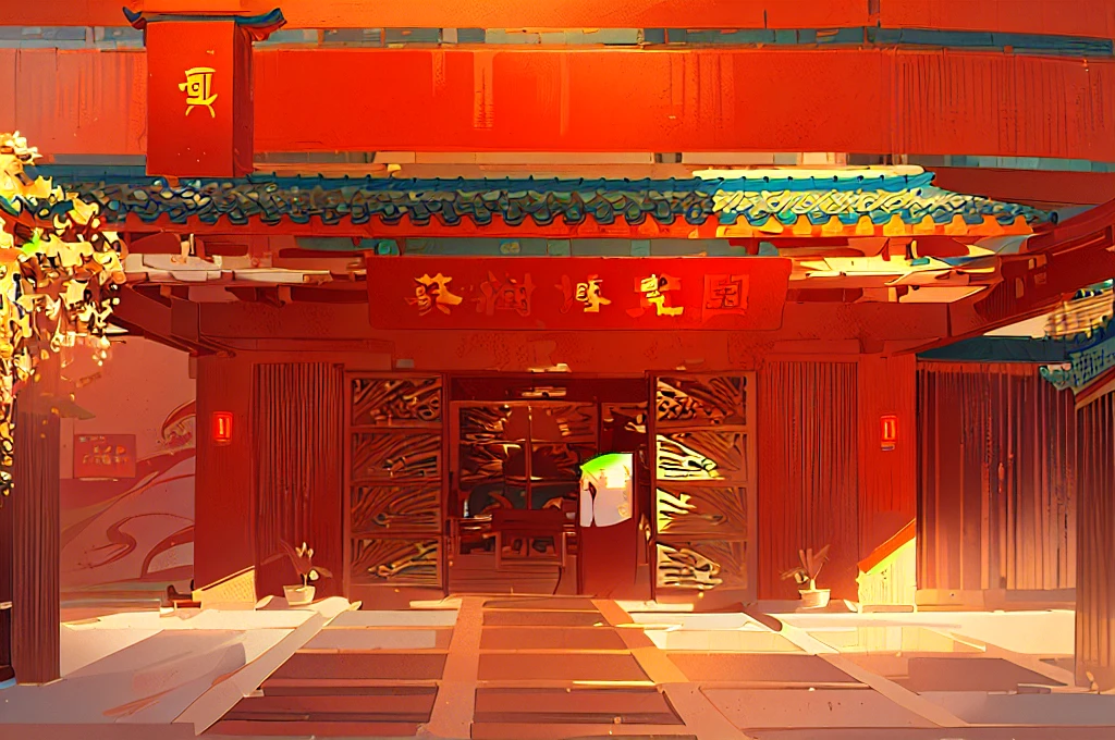 masterpiece, best quality, (Extremely detailed Chinese architectural wallpaper), (best quality), (Best Illustration), Chinese trend illustration, Extreme details, High Definition。8k