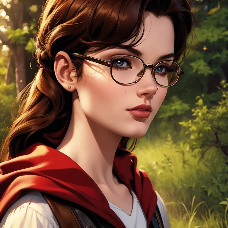 a young boy with messy black hair, iconic round glasses, and a lightning bolt scar on his forehead, wearing a Gryffindor , standing next to a cute Pikachu, magical enchanted forest background, intricate details, (best quality,4k,8k,highres,masterpiece:1.2),ultra-detailed,(realistic,photorealistic,photo-realistic:1.37),fantasy,adventure,magical realism,whimsical,warm lighting