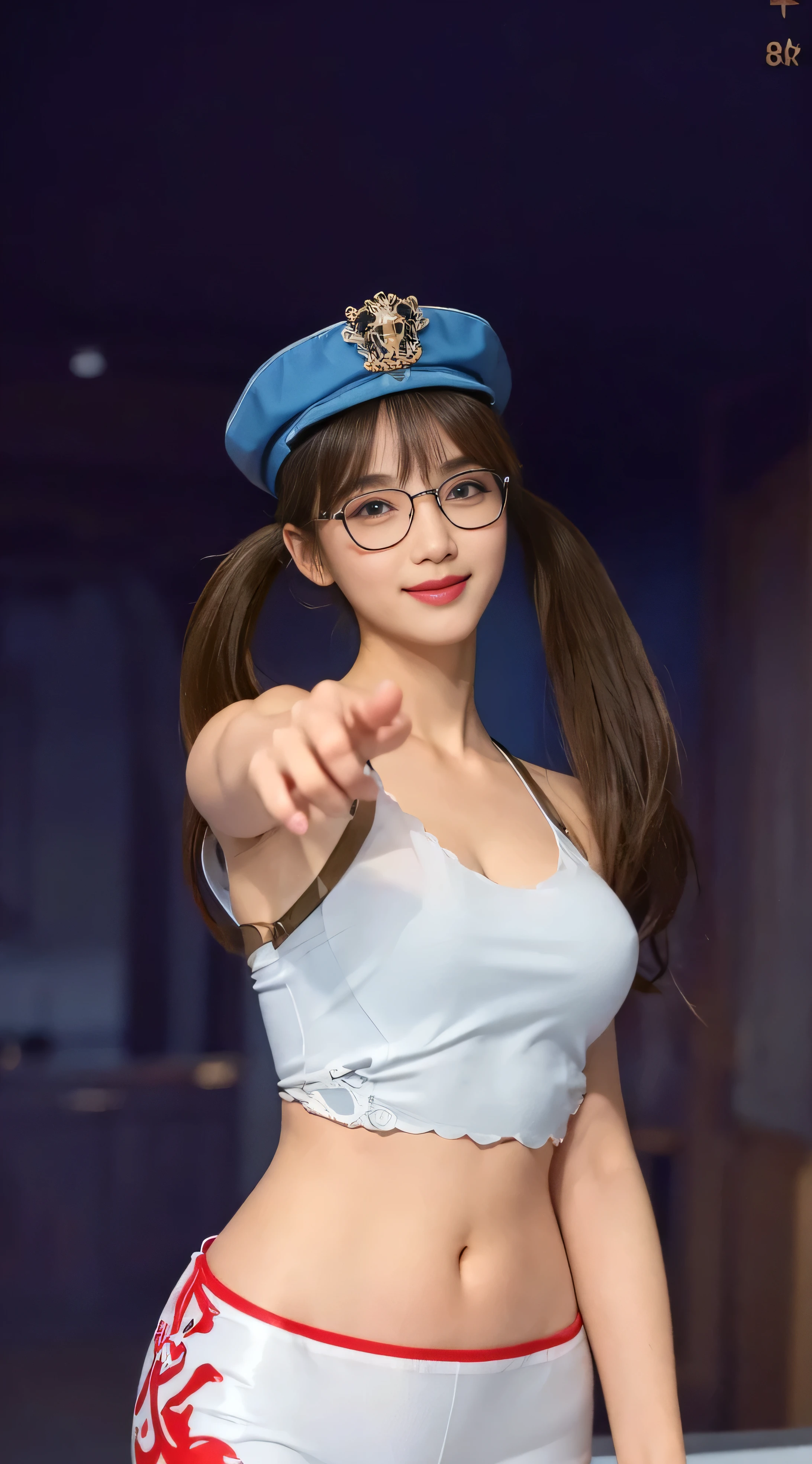 ((BEST quality, 8k, Masterpiece:1.3)), up per body,, Sharp focus:1.2, Beautiful Woman with perfect figure, higly detailed facial and skin teksture, Detail eyes, double eyelids,interior view,sweet smile, 