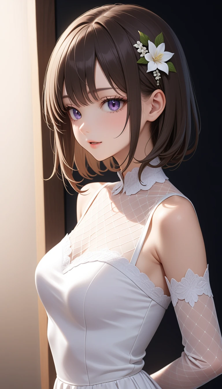 (16k), ((ultra-highest resolution)), ((ultra-highest quality)), (Very detailed), (Very fine textures and colors), (Very clear), (Accurate and natural composition), fantasy style, (One cute girl), Clear and beautiful skin, Thin and transparent dress, (Accurate background), (Beautiful light and shadow), (Accurate human anatomy),Perfect face