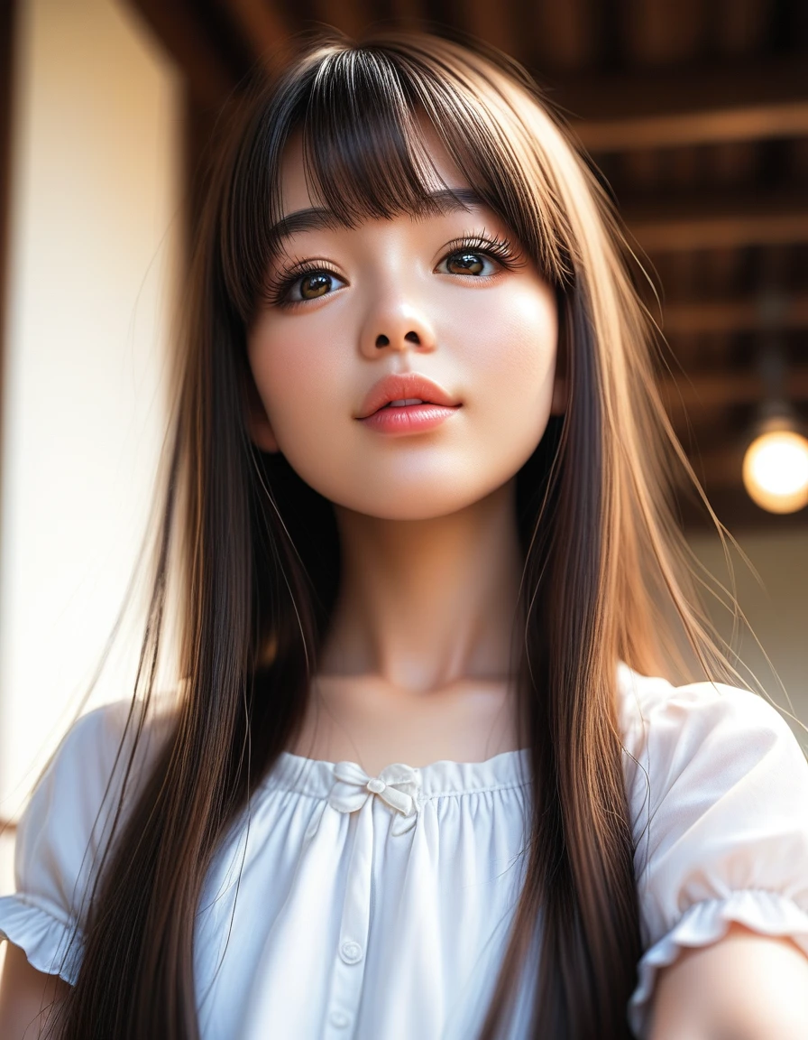 score_9,score_8_top,score_7_top,score_6_top,score_5_top,score_4_top, (cowboy shot:1.4), a cute japanese high school girl, 1girl, low angle view, , long hair, detailed face, beautiful eyes, beautiful lips, long eyelashes,