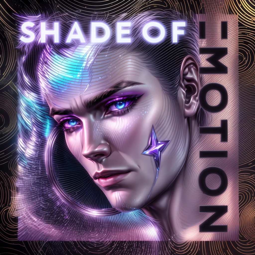 (mid_shot:1.3),(1 male:1.2),(muscle man:1.1),(frontal illumination:1.2),with a silver body and glitters with lights above,extreme iridescent reflection,in the style of vray tracing,vibrantmanga,shiny/ glossy,rococo pastel,fluid form,tinycore,fluid impressions,vray,machine aesthetics,yanjun cheng,silver,shiny eyes,fluidform.,the young warrior,male characteristics,