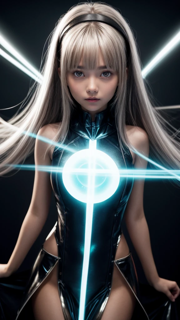 One girl, View your viewers, Shiny skin, Glowing Eyes