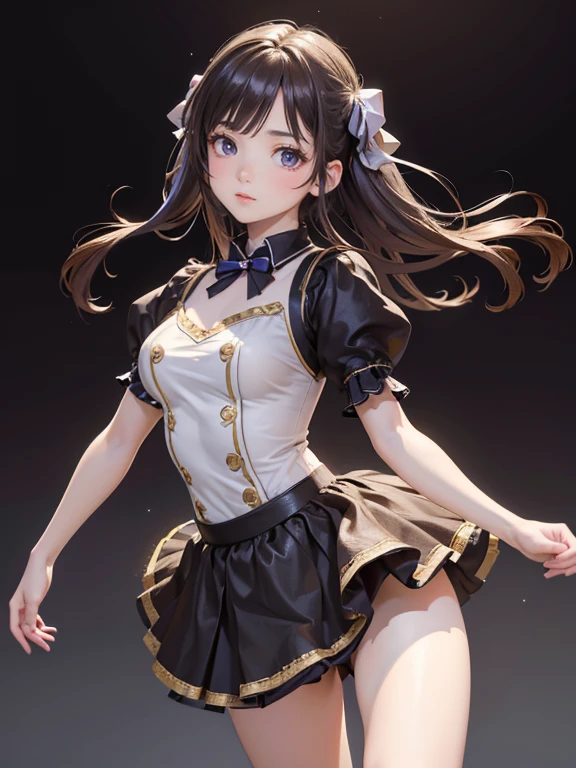 (Highest quality、 8k 、masterpiece、High resolution)、(DEGAS、Dancer style)、Ballet、whole body、15 year old girl、cute、Realistic、Realistic、Official Art、Detailed CG、