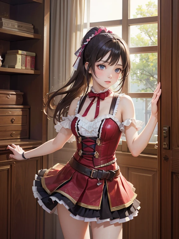 (Highest quality、 8k 、masterpiece、High resolution)、(DEGAS、Dancer style)、Valley、whole body、 girl、cute、Realistic、Realistic、Official Art、Detailed CG、