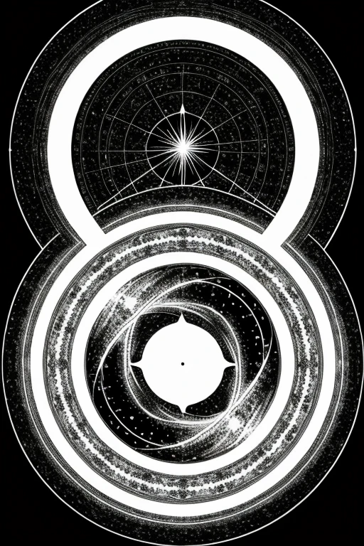 Detailed manga style drawing of a gigantic whirlwind symbolically representing the entirety of existence with lost souls suffering and other souls in joy.
Let it be seen from a distant place.
