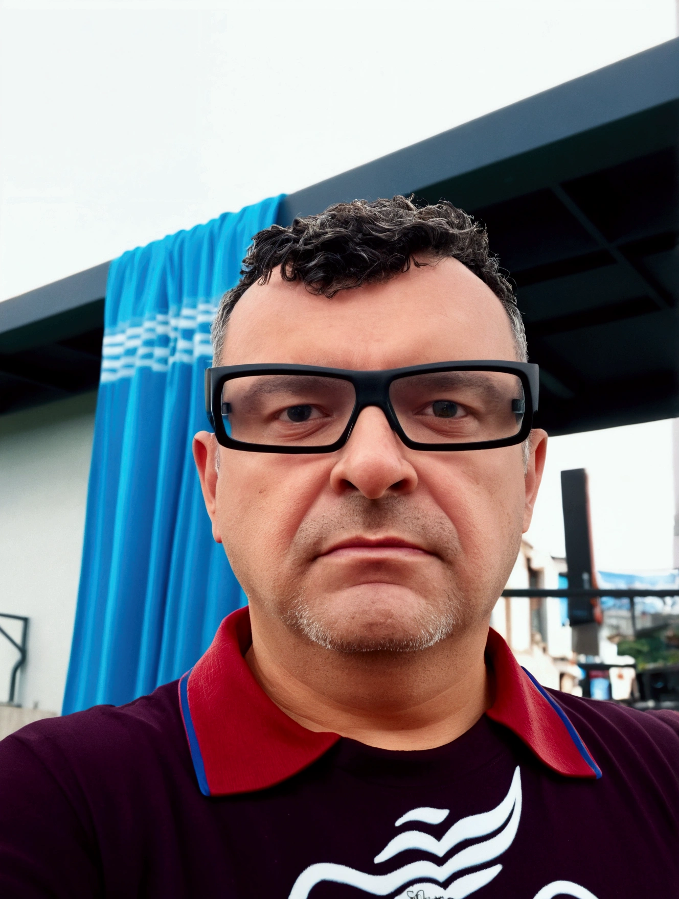 Cartoon character of a man in black glasses and blue shirt, an animated character, stylized character, animation style rendering, 3d stylized, Arnold Maya rendering, Stylized 3D rendering, toon render screenshot, 3d character, 3d character, Stylized 3D rendering, 3D character rendering, cartoon character, Personagem de close up, character posing, (Pixar-style) (master part:1.2) (bokeh) (best qualityer) (skin detailed) (detailed texture) (8k) (Argilla) (cinematic lighting) (sharp focus,Sit down and lift your upper body
