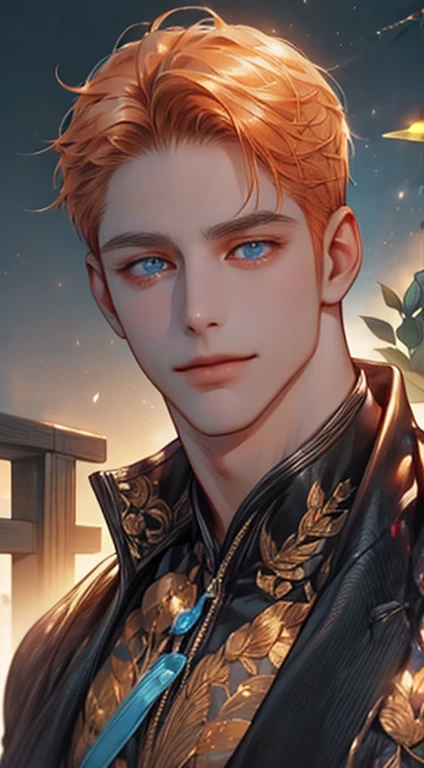 (best quality,4k,8k,highres,masterpiece:1.2),ultra-detailed,(realistic,photorealistic,photo-realistic:1.37),1 man,31 years old,mature man,very handsome,without expression,smile,short grey b
Orange hair,blue eyes,penetrating gaze,perfect face without errors,imposing posture,businessman,office background,cinematic lighting,hdr image