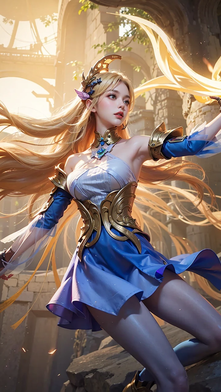 a close up of a 4 girls ,blonde hair , big booobs , shadowbringers cinematic, 4 k detail fantasy, a beautiful fantasy empress, game cg, xianxia fantasy, xianxia hero, 2. 5 d cgi anime fantasy artwork, cinematic goddess close shot, ruan jia and artgerm, wow 4 k detail fantasy, hyperdetailed fantasy character